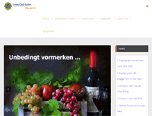 Tablet Screenshot of lionsclub-eutin.de